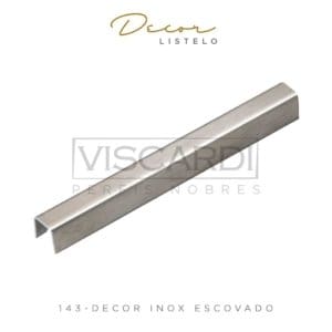 143-PERFIL VISCARDI DECOR INOX-ESCOVADO