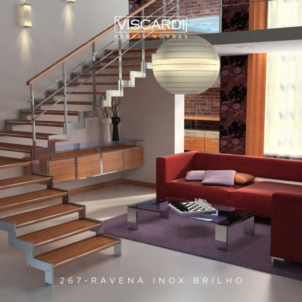 267 - PERFIL VISCARDI RAVENA INOX BRILHO - AMBIENTE 1