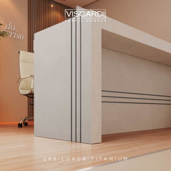 289 - PERFIL VISCARDI LUXOR TITANIUM - AMBIENTE 1