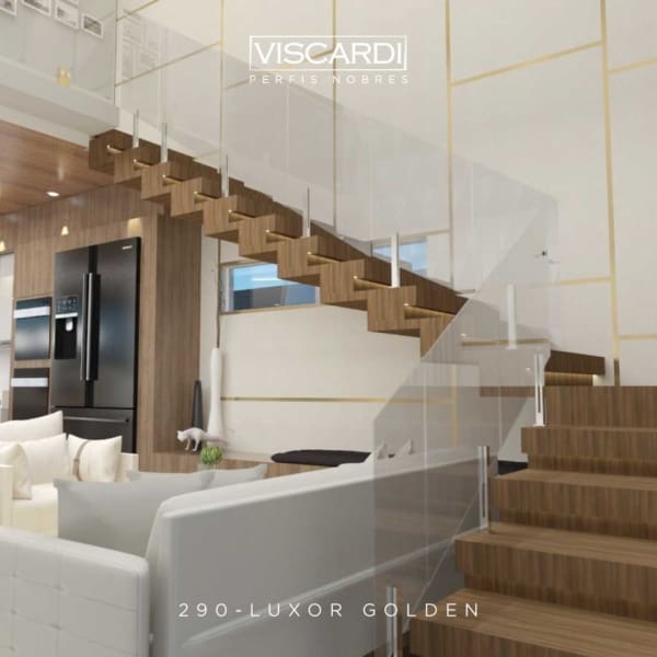 290 - PERFIL VISCARDI LUXOR GOLDEN - 20MM - AMBIENTE 5