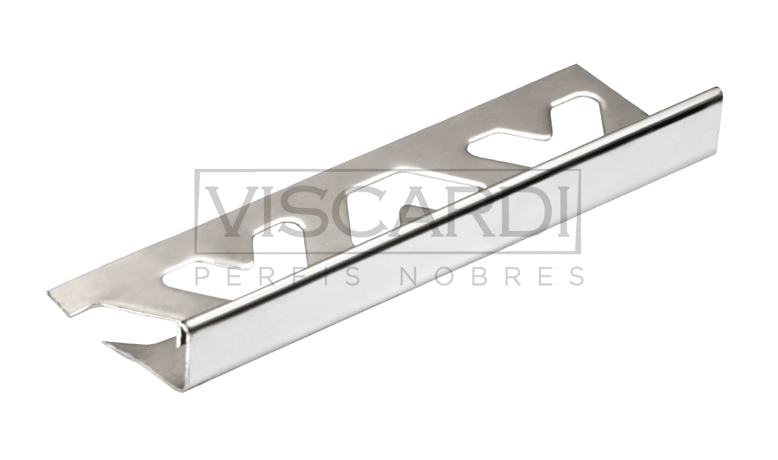 173 - PERFIL VISCARDI RAVENA INOX BRILHO - LINHA