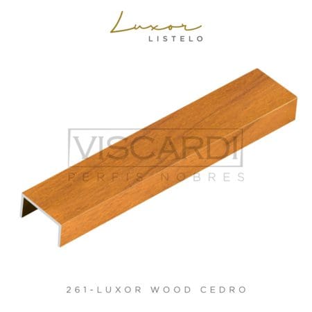 261 - PERFIL VISCARDI LUXOR WOOD CEDRO 20MM