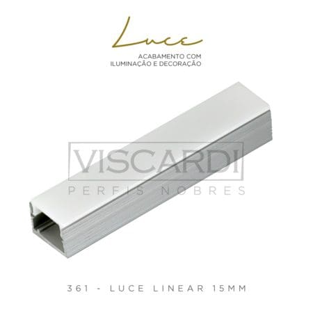 361 - PERFIL VISCARDI LUCE LINEAR 15MM