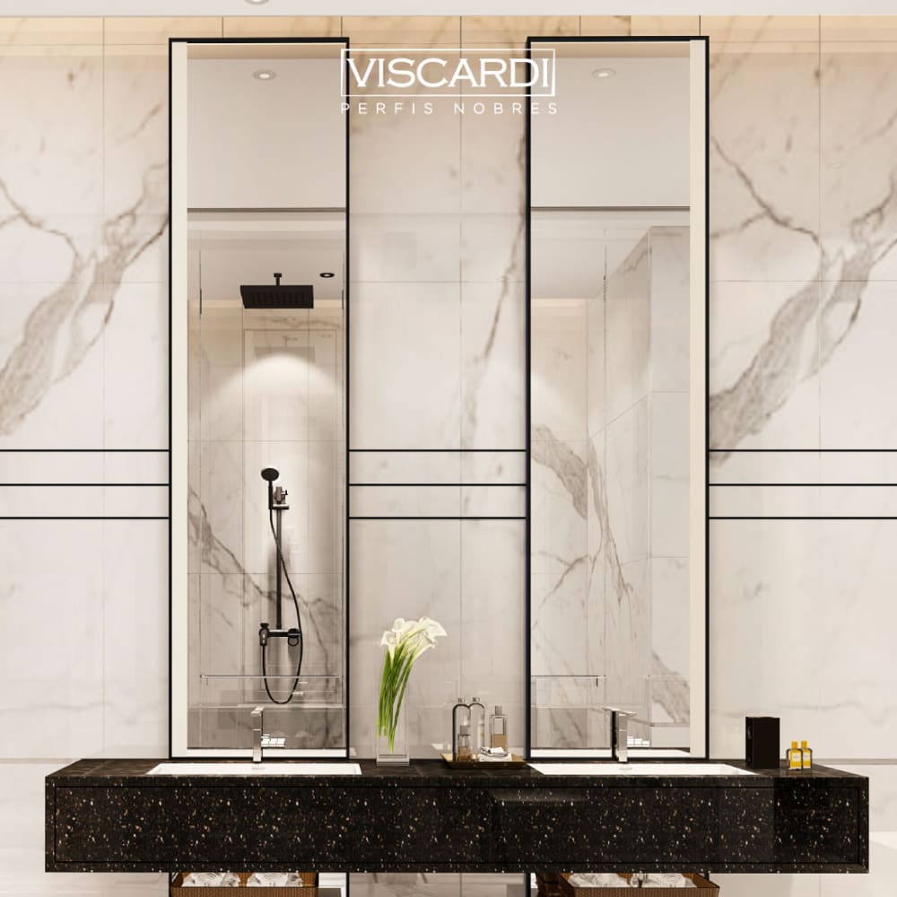Banheiro Suite - Decor Onix Inox Matte - Perfis Viscardi