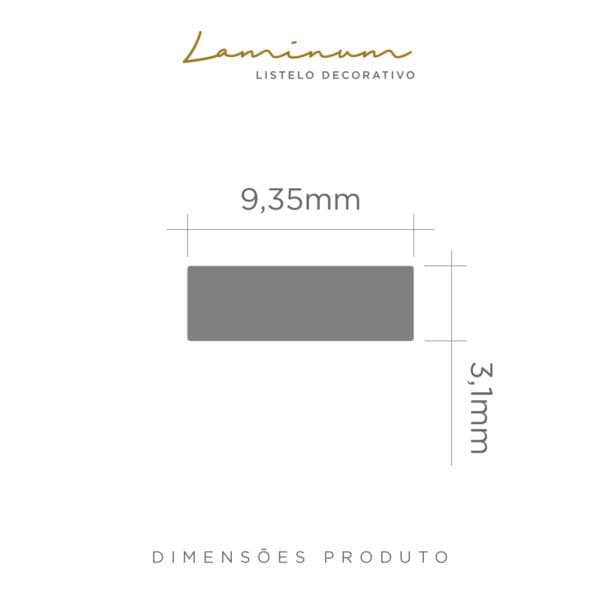 PERFIL VISCARDI LAMINUM DIMENSÕES